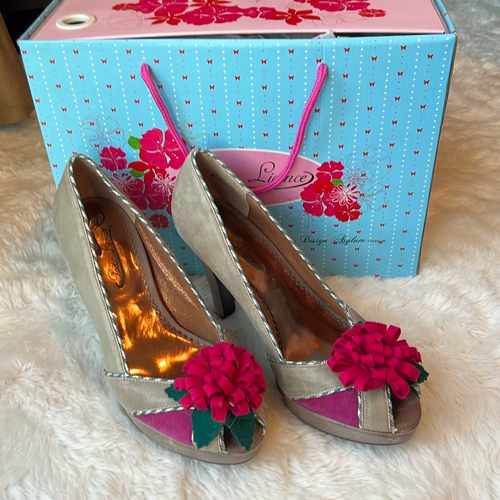 Anthropologie Poetic Licence Heels 8.5